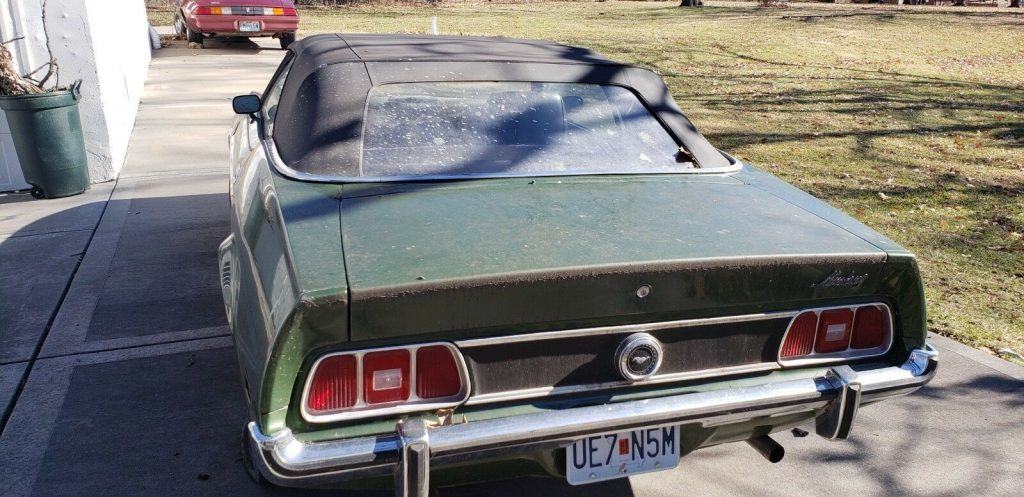 needs finishing 1973 Ford Mustang Convertible
