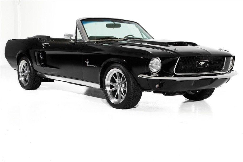 Triple Black 1967 Ford Mustang Convertible