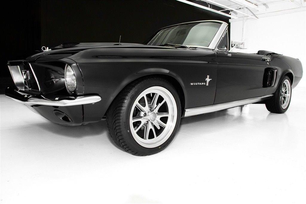 Triple Black 1967 Ford Mustang Convertible