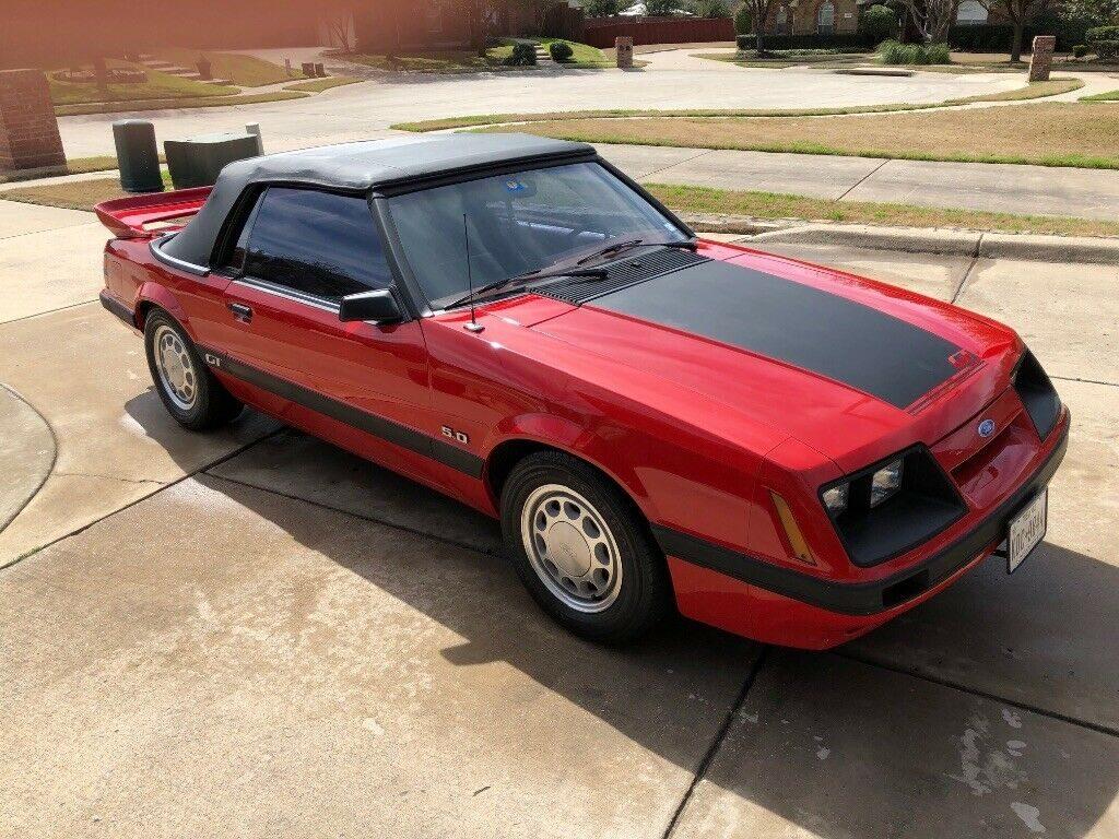 Excellent shape 1986 Ford Mustang GT Convertible