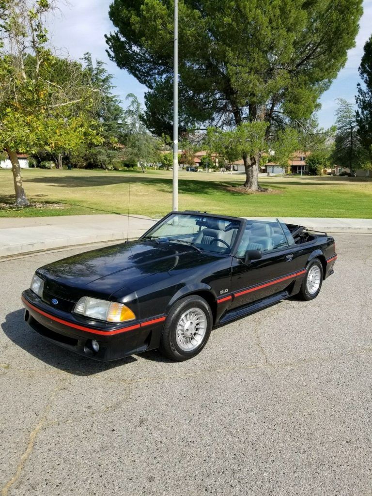 Low Millage Super Clean 1989 Ford Mustang GT Convertible