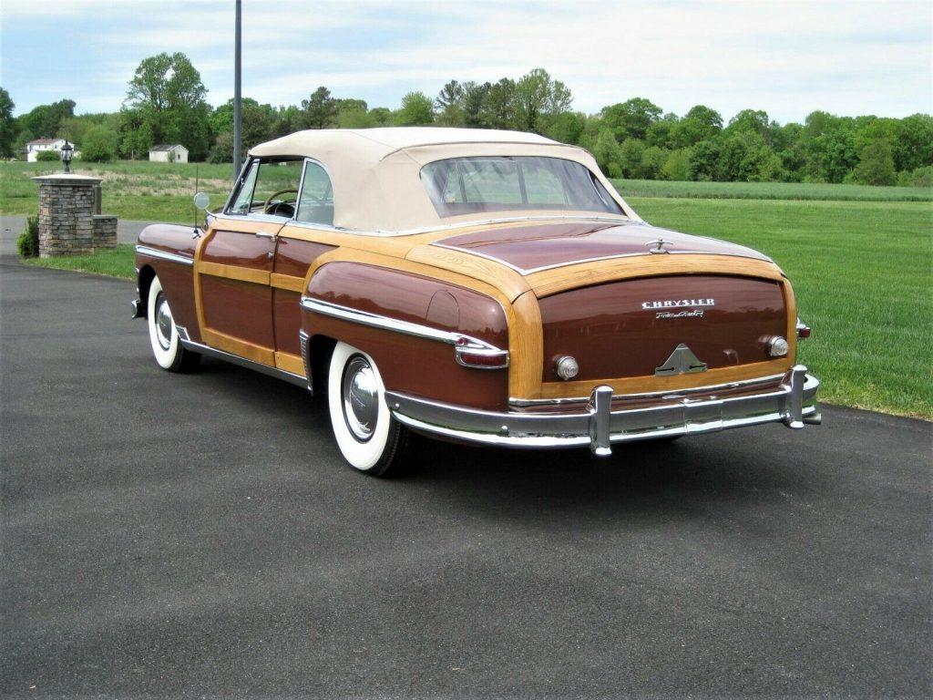 perfect restoration 1949 Chrysler Town & Country Convertible