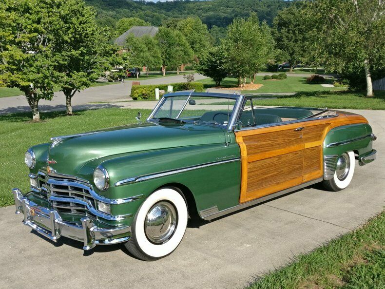pristine 1949 Chrysler Town and Country Convertible