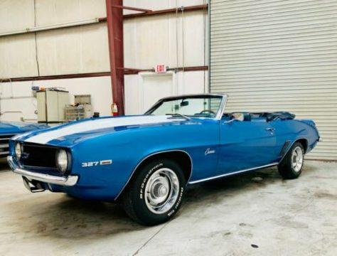 upgraded intake 1969 Chevrolet Camaro Convertible for sale