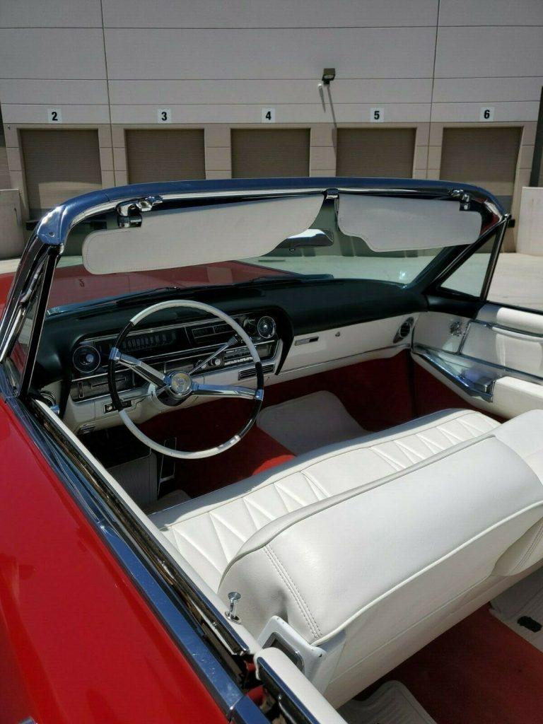 restored interior 1964 Cadillac DeVille Convertible