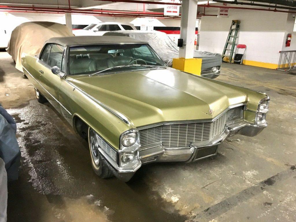 very solid 1965 Cadillac Deville Convertible