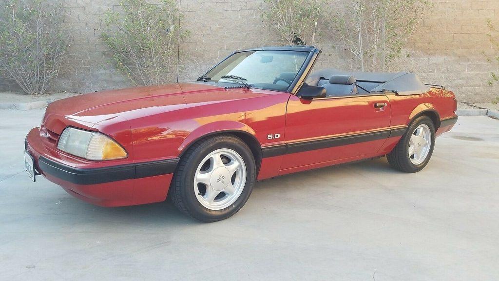 Immaculate Original Paint 1987 Ford Mustang Convertible