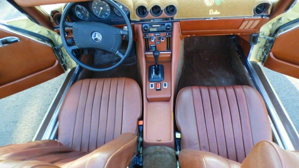 all original 1974 Mercedes Benz SL Class 450 SL convertible