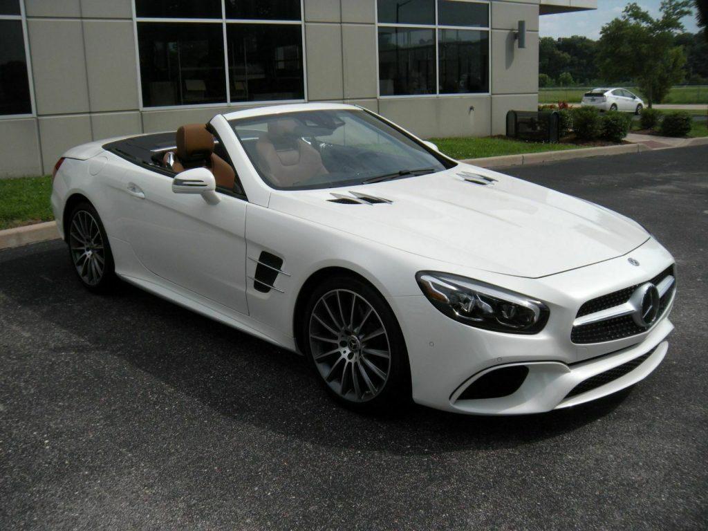 almost no mileage 2019 Mercedes Benz SL Class SL550 convertible