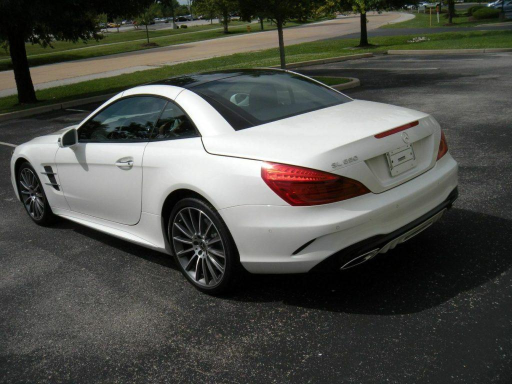 almost no mileage 2019 Mercedes Benz SL Class SL550 convertible