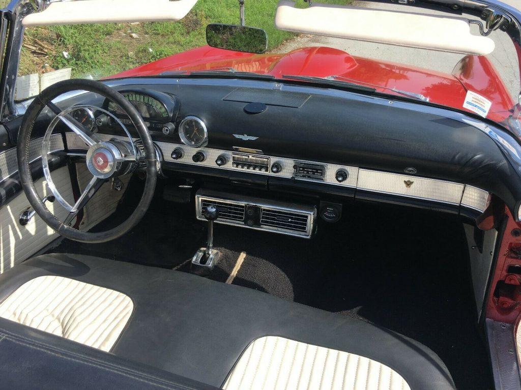 beautiful classic 1956 Ford Thunderbird Convertible