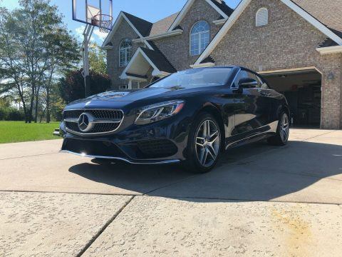 low miles 2017 Mercedes Benz S Class S550 convertible for sale