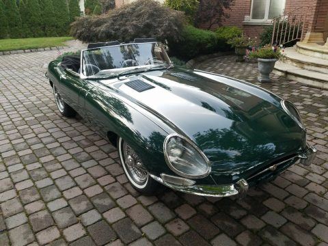recently maintained 1962 Jaguar E Type Roadster convertible for sale