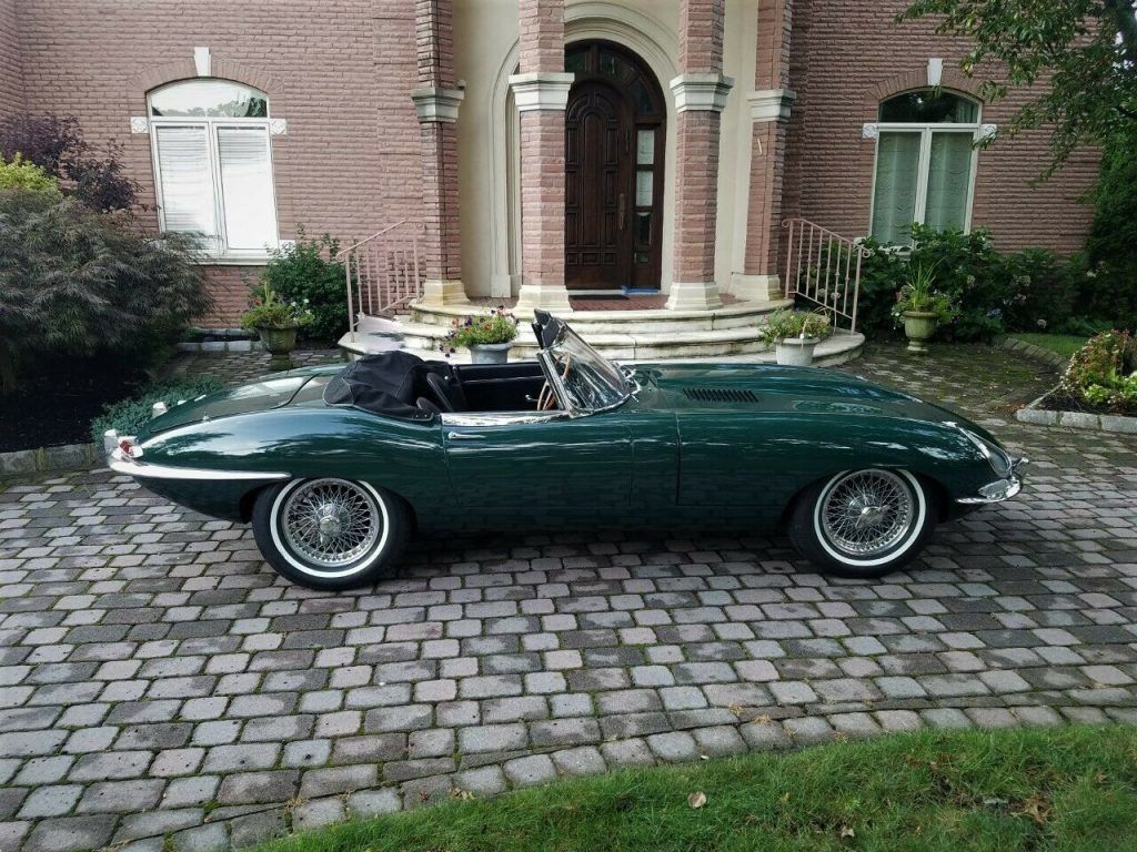 recently maintained 1962 Jaguar E Type Roadster convertible