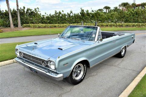 5 speed beast 1966 Plymouth Satellite convertible for sale