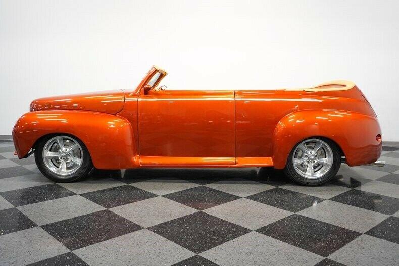 Restored 1947 Ford Roadster hot rod convertible