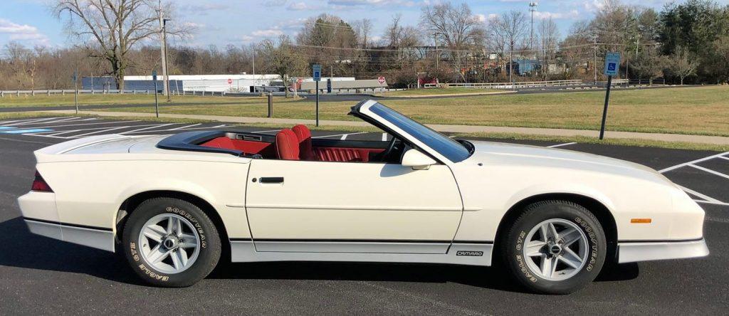immaculate 1988 Chevrolet Camaro Convertible