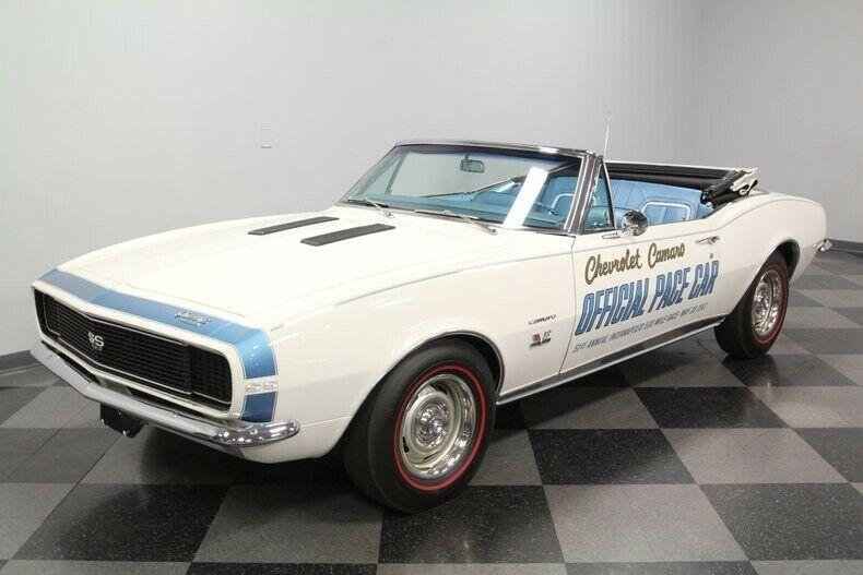 Classic Vintage 1967 Chevrolet Camaro Indy 500 Pace Car Convertible