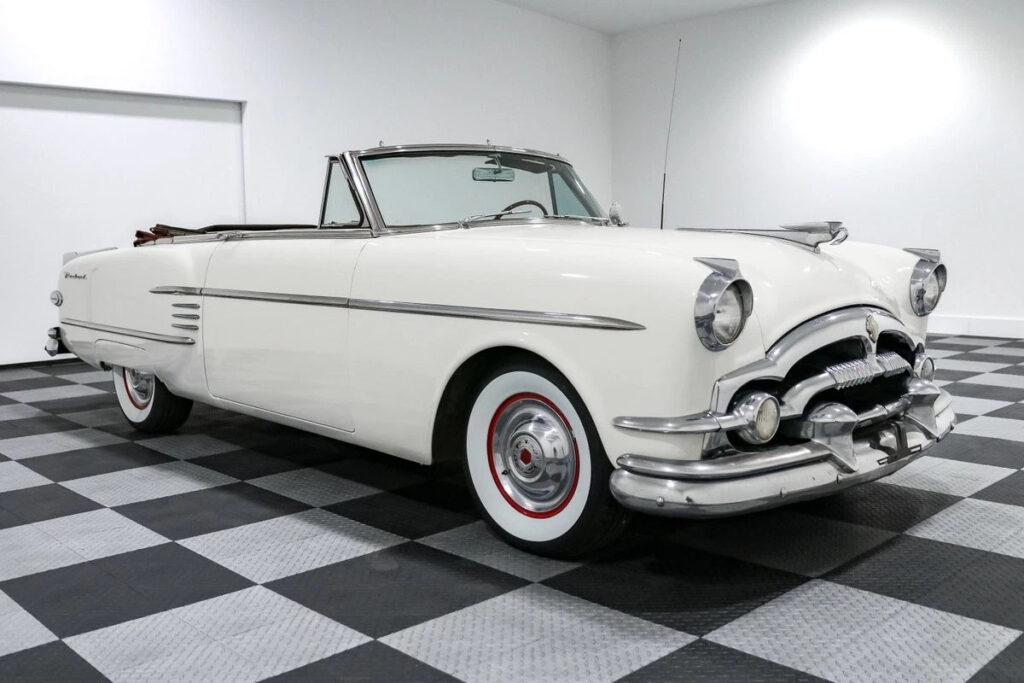 1954 Packard Convertible 70282 Miles White Straight 8 Ultramatic