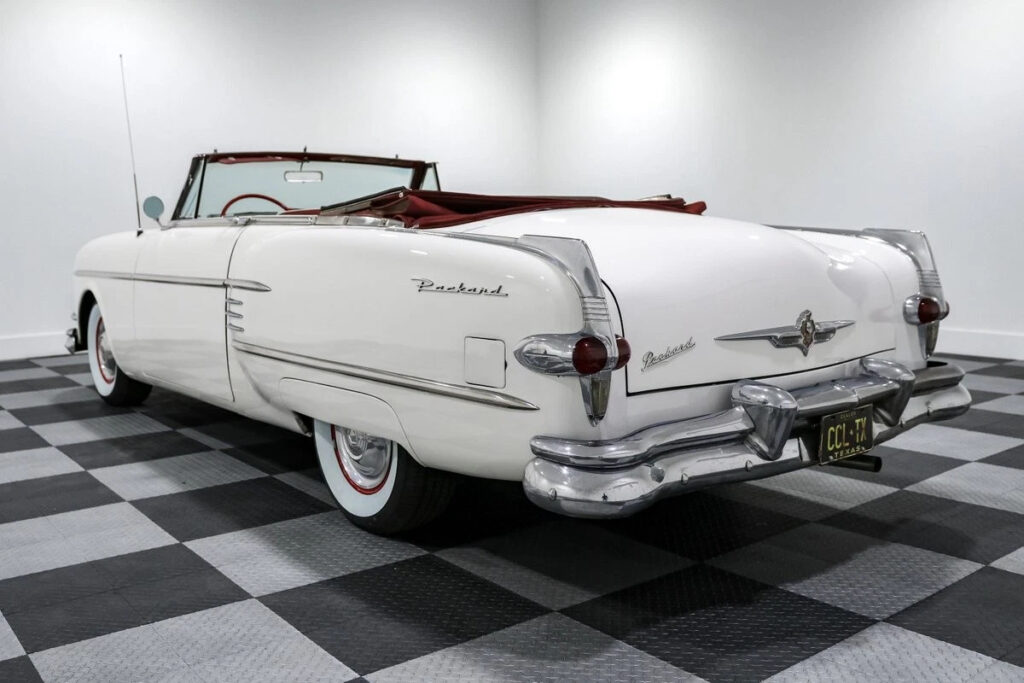 1954 Packard Convertible 70282 Miles White Straight 8 Ultramatic
