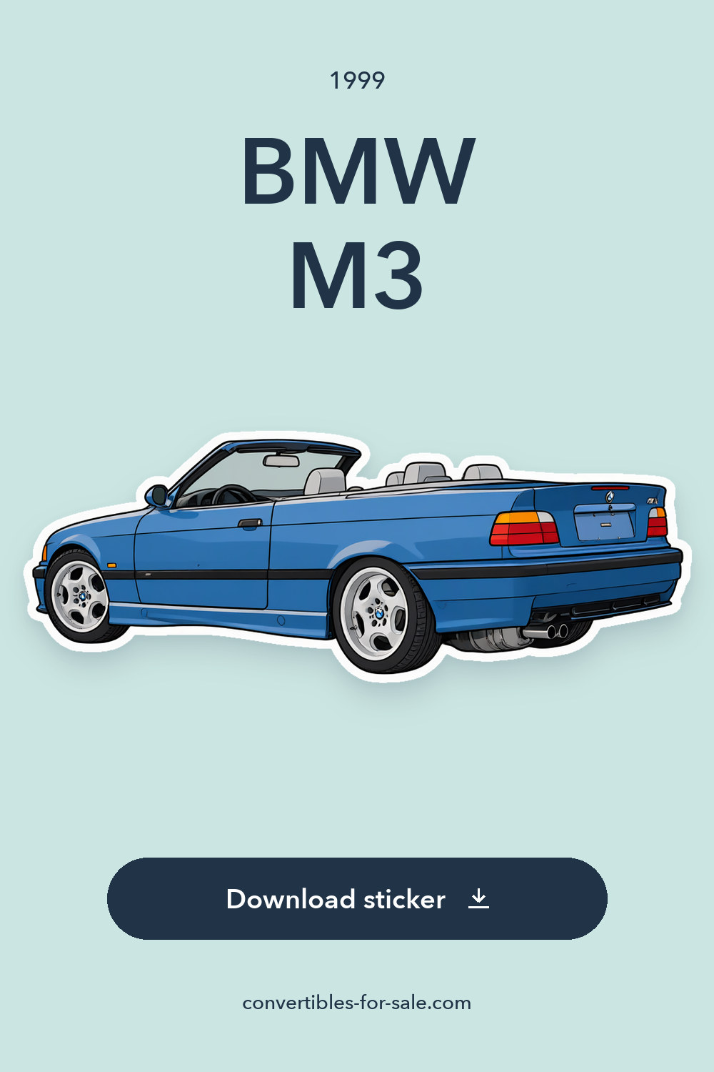 1999 BMW M3 sticker preview