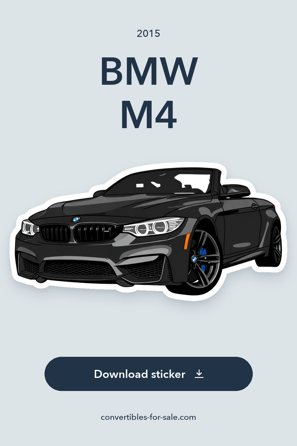 2015 BMW M4 sticker preview